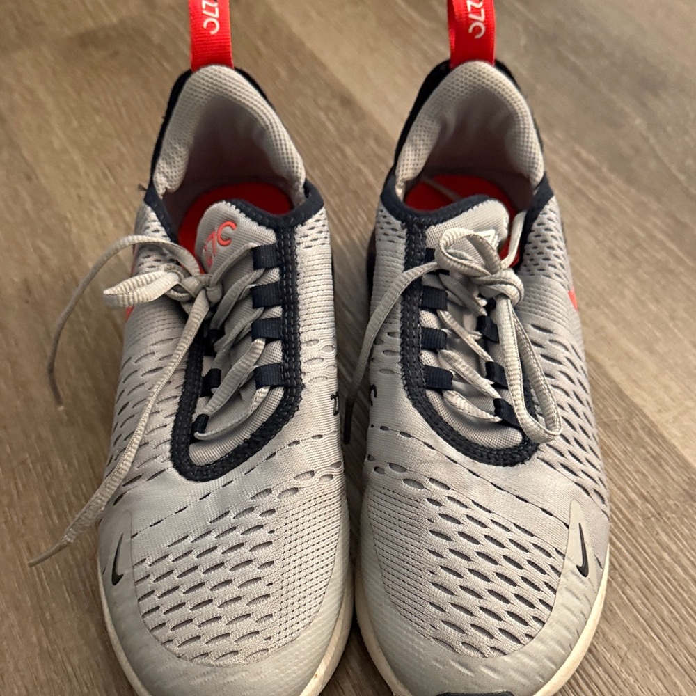 Nike Kids Gray and Navy Sneakers